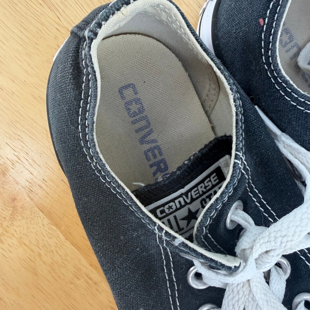 Converse Chuck Taylor All Star Womens 7 Black Low Top Ox Sneakers Classic School - Picture 4 of 7